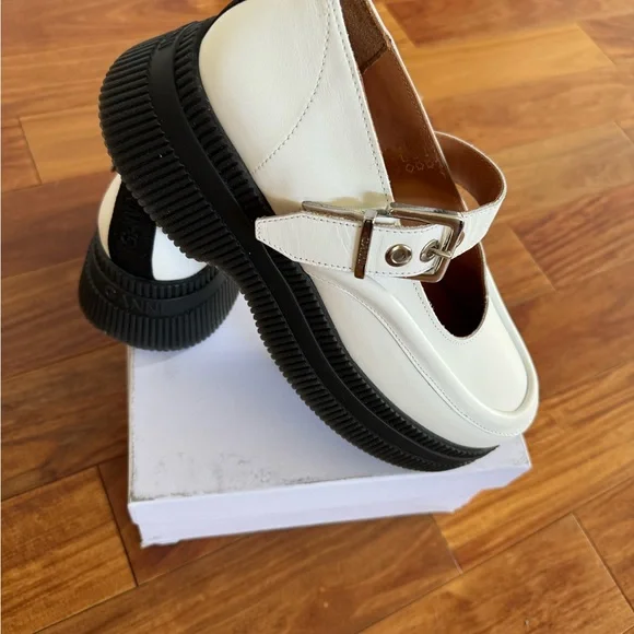 Ganni Creeper Mary Janes NEW size38 - Picture 2 of 7